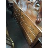 A mahogany sideboard Catalogue only, live bidding available via our website. Please note we can only