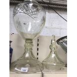 Large glass jar and cover Catalogue only, live bidding available via our website. Please note we can