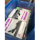 A box of aviation magazines. Catalogue only, live bidding available via our website. Please note