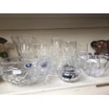 10 crystal items including Stuart, Brierley and Edinburgh Catalogue only, live bidding available via