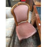 French style chair Catalogue only, live bidding available via our website. Please note we can only