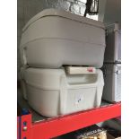 A 20L Fiamma camping chemical toilet Catalogue only, live bidding available via our website.