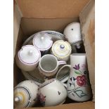 A box of Poole pottery Catalogue only, live bidding available via our website. Please note we can