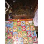 A vintage child's block jigsaw and other games. Catalogue only, live bidding available via our