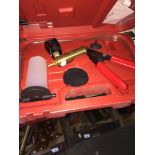 A vacuum test kit. Catalogue only, live bidding available via our website. Please note we can only