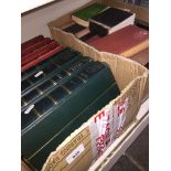 Two boxes of books Catalogue only, live bidding available via our website. Please note we can only