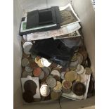 Box of coins Catalogue only, live bidding available via our website. Please note we can only provide