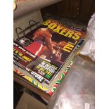 A folder of Boxers magazines Catalogue only, live bidding available via our website. Please note