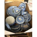 A box of Wedgwood jasper ware Catalogue only, live bidding available via our website. Please note we
