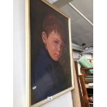 A print on board, depicting boy. Catalogue only, live bidding available via our website. Please note