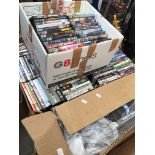 4 boxes of DVDs including box sets. Catalogue only, live bidding available via our website. Please