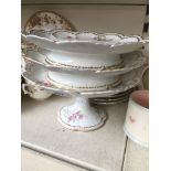 Limoges tazzas and plates made for Alfred Dunn Catalogue only, live bidding available via our