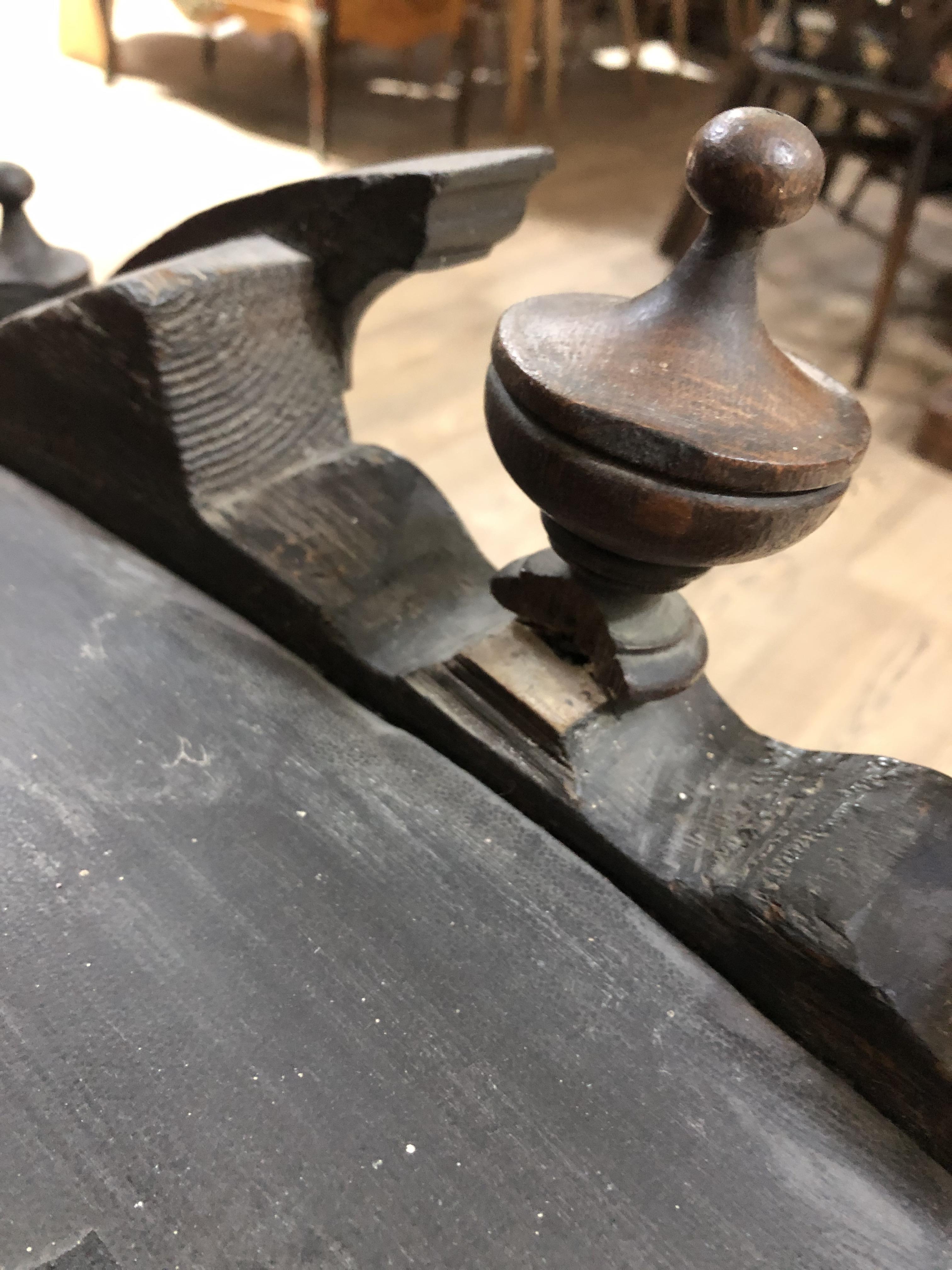 An 18th century oak eight day long case clock, four pillar brass movement striking on single bell, - Image 26 of 37