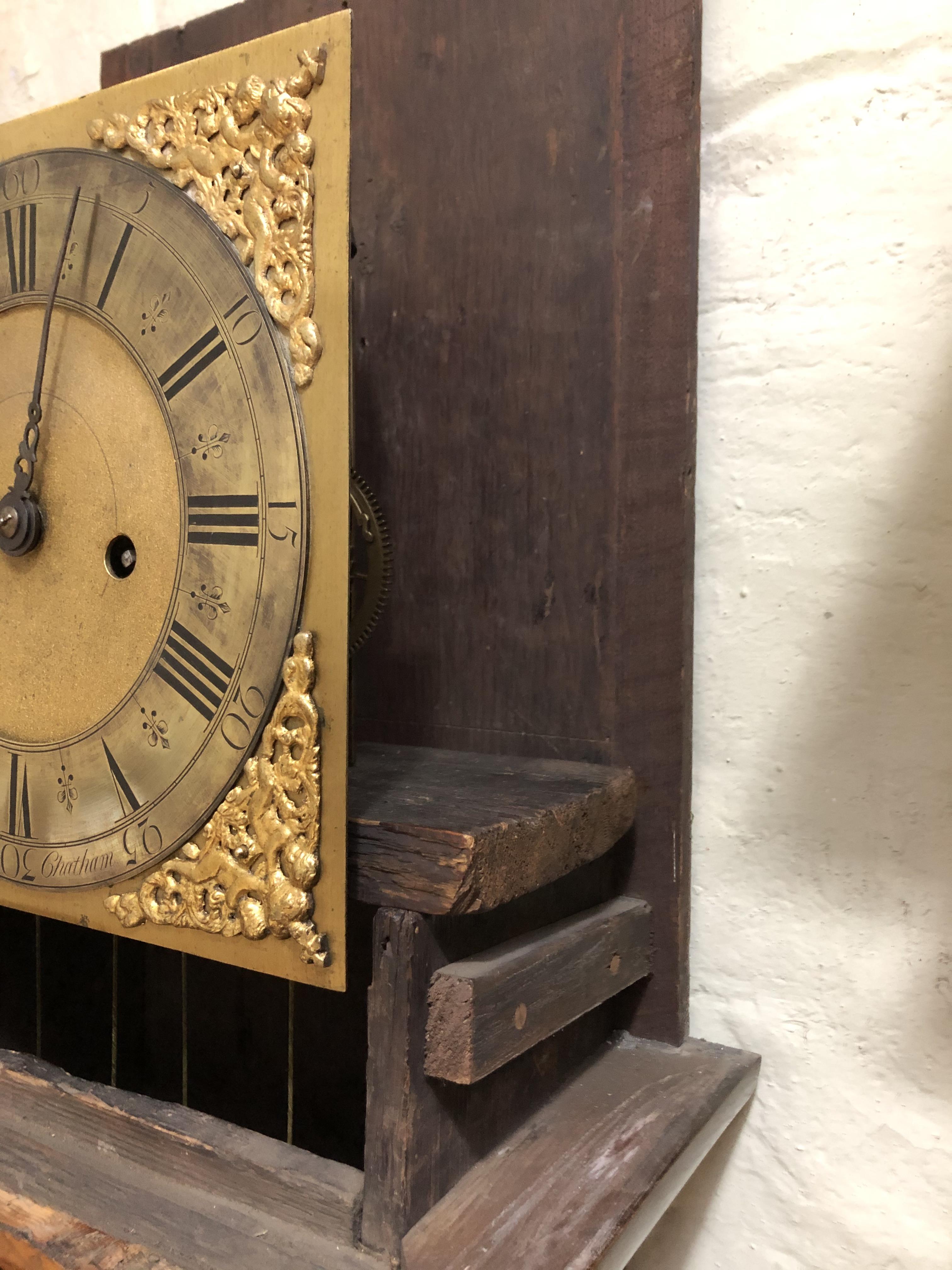 A William & Mary/Queen Anne eight day long case clock with arabesque marquetry inlaid case, hood - Image 26 of 46