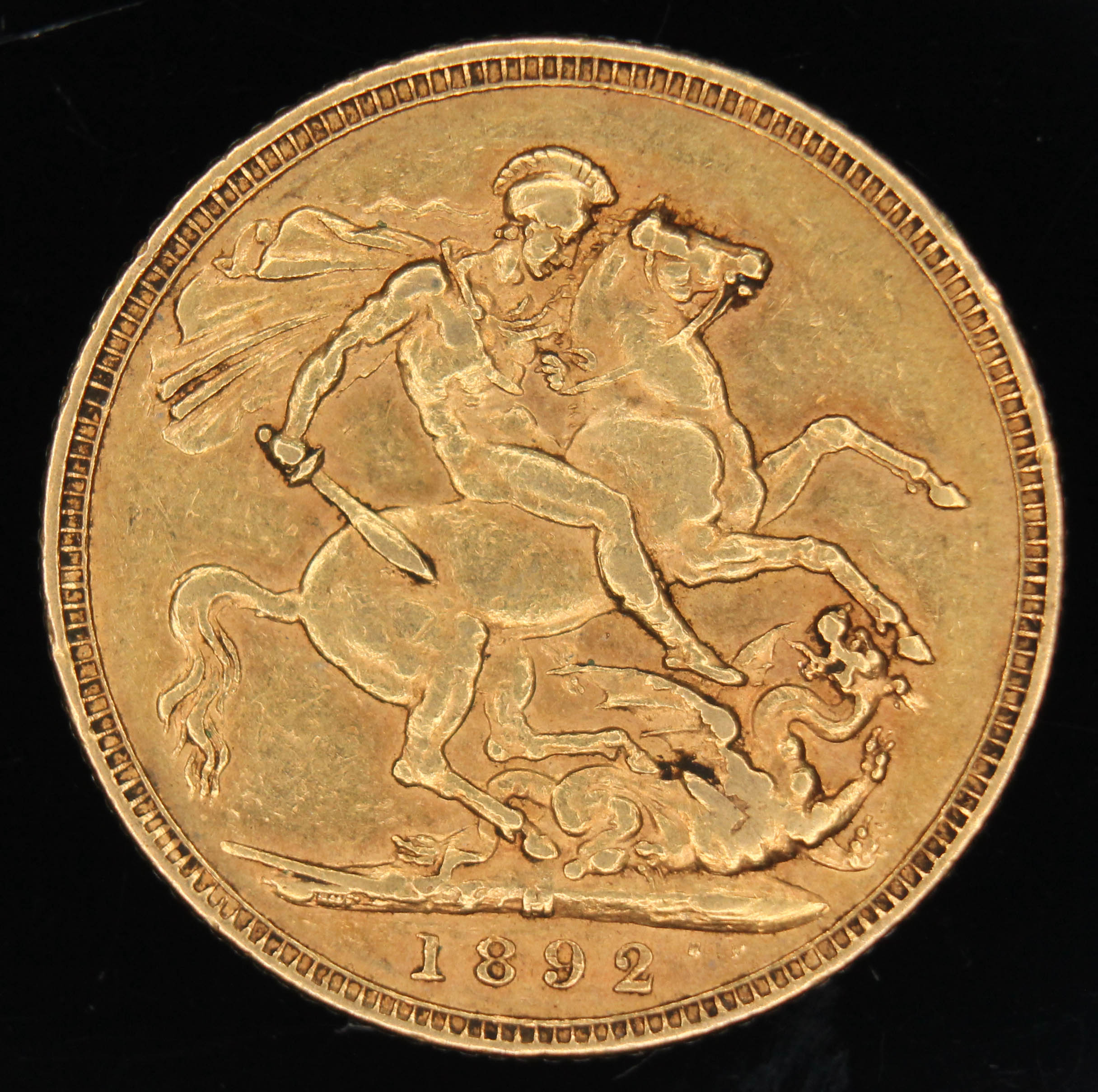 Victoria 1892 sovereign. - Image 2 of 2