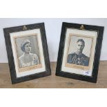 Elizabeth Queen Consort and King George VI signed presentation photographs, each dated 1938,