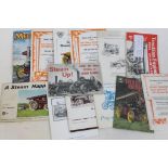 A quantity of steam rally programmes.