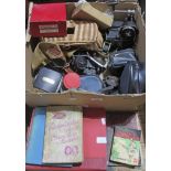 A box of fishing reels (15+) including Noris Shakespeare Beaulite fly reel in original case. Also