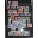 A stamp album comprising mainly Europe mint and used stamps, 20th century, Spain, Monaco etc. also
