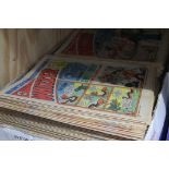 A large box of Whizzer and Chips comics - possibly 200-300 copies from 1970s and 1980s