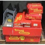 A collection of Triang 00 gauge model railway equipment, mostly in original boxes, including