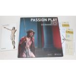 Oberammergau Passion Play programmed 2010, two tickets and textbook.