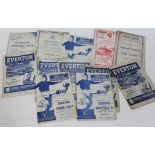 1940s Everton home games football programmes comprising Everton v: Manchester City 1946, Bolton