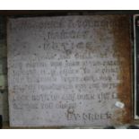 A cast iron warning sign from Lancashire and Yorkshire railway advising persons to close gate or