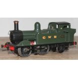 A kit built 0 gauge electric 0-4-2 locomotive engine Great Western Railways 1420.