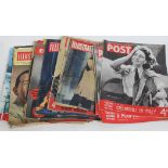 1940s and later magazines including Picture Post, Everybody's, Life International.