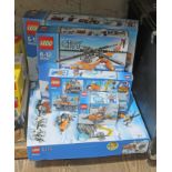 5 boxed sets of Lego City. Boxes are in good condition - some have been resealed, contents not