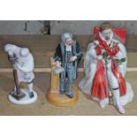 Three Royal Doulton figures including limited edition King James I HN3822; The Lawyer HN3041; The
