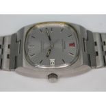 A 1972 Omega Geneve Chronometer Megasonic 720Hz stainless steel wristwatch, ref. 198.0070, with