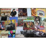 A collection of 27 vinyl LPs - various artists including Michael Jackson, Stevie Wonder, The