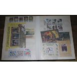 A stamp album comprising far east collection including Korea, China, later 20th century.