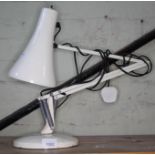 A Herbert Terry & Sons anglepoise lamp. There are some chips to the paintwork on the base. The