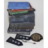 Police items including moriarty books, war editions etc.