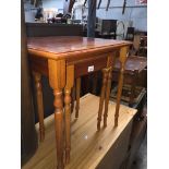 A yew wood nest of tables Catalogue only, live bidding available via our webiste. If you require P&P
