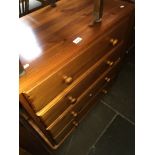 A pine chest of drawers Catalogue only, live bidding available via our webiste. If you require P&P