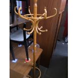 A modern bentwood coat stand Catalogue only, live bidding available via our webiste. If you