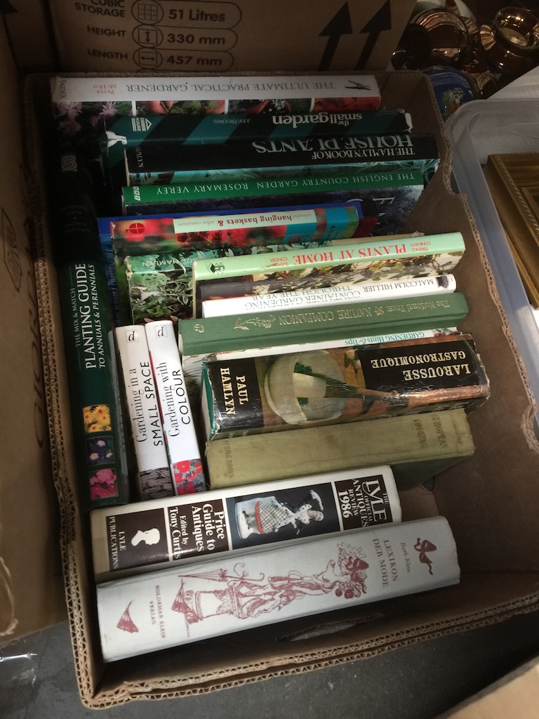 Box of books Catalogue only, live bidding available via our webiste. If you require P&P please