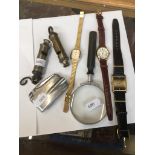 Bag of watches, whistles and a lighter Catalogue only, live bidding available via our webiste. If