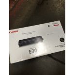 A Canon E30 printer/copier cartridge Catalogue only, live bidding available via our webiste. If