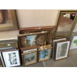 Numerous pictures and a mirror Catalogue only, live bidding available via our webiste. If you