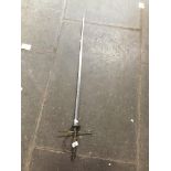 A replica sword. Catalogue only, live bidding available via our webiste. If you require P&P please