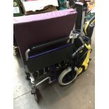 A folding wheelchair Catalogue only, live bidding available via our webiste. If you require P&P