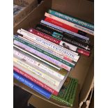 A box of books Catalogue only, live bidding available via our webiste. If you require P&P please