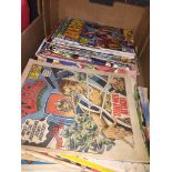 A collection of Marvel comics, Battle, Judy, Beanos, Ka-Zar, etc. Catalogue only, live bidding