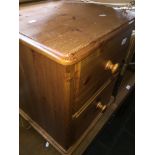 A pine bedside chest Catalogue only, live bidding available via our webiste. If you require P&P