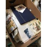 A box of stamps and first day covers Catalogue only, live bidding available via our webiste. If